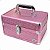 Maleta de Maquiagem Cisne Rosa e Prata com 2 Bandejas Csn-a152 - Imagem 4