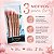 Kit Le Vangee Mermaid: 5 Pincéis Pincel Para Maquiagem Rosa - Imagem 4