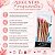 Kit Le Vangee Mermaid: 5 Pincéis Pincel Para Maquiagem Rosa - Imagem 6