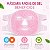 Máscara Gel Facial Skincare Morna ou Fria 7280 Cores Diversas - Imagem 2