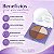 Paleta De Sombras Fenzza Disney Princesa Bela Dis103 - Imagem 2