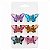 Kit Piranha De Cabelo Borboleta 1,5cm x 2,5cm Com 6 Unidades Cód.: P12 - Imagem 2