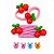 Kit Acessórios Para Cabelo Infantil Frutas: 1 Elástico, 2 Tic Tac e 4 Piranhas Df418-pr5210-3 - Imagem 9