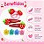 Kit Acessórios Para Cabelo Infantil Frutas: 1 Elástico, 2 Tic Tac e 4 Piranhas Df418-pr5210-3 - Imagem 2