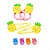 Kit Acessórios Para Cabelo Infantil Frutas: 1 Elástico, 2 Tic Tac e 4 Piranhas Df418-pr5210-3 - Imagem 11