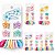 Kit Acessórios Para Cabelo Infantil: 2 Presilhas, 4 Piranhas e 10 Elásticos Df418-pr4904-3 - Imagem 1