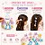 Kit Acessórios Para Cabelo: 4 Presilhas, 4 Piranhas e 4 Elásticos Df418-pr4204-3 - Imagem 5