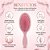 Escova Oval Grande Mq Beauty Macarron Collection Rosa - Imagem 2