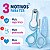 Kit para Unhas Ricca Baby Azul Cód:1657 - Imagem 4