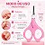 Tesoura de Unhas Ricca Baby Rosa Cód:916 - Imagem 6
