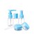 Kit Frascos para Viagem Jacki Design 7 Peças Azul Akm20903 - Imagem 3