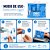 Kit Frascos para Viagem Jacki Design 7 Peças Azul Akm20903 - Imagem 6