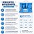 Kit Frascos para Viagem Jacki Design 7 Peças Azul Akm20903 - Imagem 7