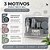 Kit Frascos para Viagem Jacki Design 7 Peças Cinza Akm20903 - Imagem 5