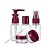 Kit Frascos para Viagem Jacki Design 7 Peças Vinho Akm20903 - Imagem 3