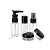 Kit Frascos para Viagem Jacki Design 7 Peças Preto Akm20903 - Imagem 3