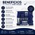 Kit Frascos para Viagem Jacki Design 7 Peças Azul Marinho Akm20903 - Imagem 2
