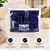 Kit Frascos para Viagem Jacki Design 7 Peças Azul Marinho Akm20903 - Imagem 4