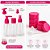 Kit Frascos para Viagem Jacki Design 9 Peças Akm20902 - Imagem 3