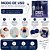 Kit Frascos para Viagem Jacki Design 9 Peças Akm20902 - Imagem 5
