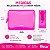 Necessaire Ricca Rosa Neon Média Cód.3600 - Imagem 5