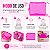 Necessaire Ricca Rosa Neon Média Cód.3600 - Imagem 7