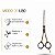 Tesoura Profissional Mega Precision Golden Fio Navalha 6 P150-6fn - Imagem 7