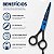Tesoura Profissional Mega Precision Relax Titan Fio Navalha 5.5 P89b-55 - Imagem 2