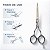 Tesoura Profissional Mega Precision Relax Fosca Fio Navalha 5 P823-5mat - Imagem 7