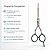 Tesoura Profissional Mega Precision Relax Fosca Fio Navalha 5 P823-5mat - Imagem 8