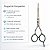 Tesoura Profissional Mega Precision Style Fio Navalha 5 P822-5 - Imagem 8