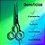 Tesoura Profissional Mega Kasho Green Titanium Fio Navalha 5 K5370-5 - Imagem 2