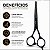 Tesoura Profissional Mega Kasho Black Titanium Fio Navalha 5 K5390-5 - Imagem 2