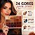 Paleta De Sombras e Brilho Sarah's Beauty 24 Cores Ref.: S6497 - Imagem 2
