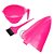 Kit Santa Clara Reflexo Luxo Pink: Touca Para Reflexo, Tigela e Pincel - Imagem 1