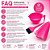Kit Santa Clara Reflexo Luxo Pink: Touca Para Reflexo, Tigela e Pincel - Imagem 6