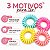 Kit Elástico De Plástico Para Cabelo Com 4 Unidades - Imagem 4