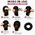Kit Elástico De Plástico Para Cabelo Com 4 Unidades - Imagem 5