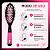 Escova Pequena Oval Ricca Black & Pink Cód.2408 - Imagem 5