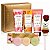 Kit Eudora: 3 Cremes Hidratantes 180ml e 3 Sabonetes Em Barra 50g + Rosa Com Ursinho - Imagem 1