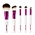 Kit de Pincéis de Maquiagem Ruby Kisses para Rosto e Olhos Ra01b100 - Imagem 1