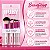 Kit de Pincéis de Maquiagem Ruby Kisses para Rosto e Olhos Ra01b100 - Imagem 2