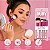 Kit de Pincéis de Maquiagem Ruby Kisses para Rosto e Olhos Ra01b100 - Imagem 3