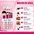 Kit de Pincéis de Maquiagem Ruby Kisses para Rosto e Olhos Ra01b100 - Imagem 6