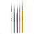 Kit Pincéis para Unhas Miss Frandy 5un Pu12-6011 - Imagem 1