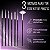 Kit Pincéis para Unhas Macrilan Black 7un B706 - Imagem 5