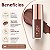 Batom, Blush e Sombra 3x1 Bruna Tavares Bt Plush Mocha 6g Bps06b - Imagem 3