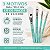 Kit Pinceis Silicone Brush Set Klass Vough C/4 - Imagem 4