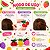 Kit Piranha Para Cabelo Frutas Modelos Variados 2cm x 2,5cm Com 3 Unidades Df408 - Imagem 5