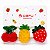 Kit Piranha Para Cabelo Frutas Modelos Variados 2cm x 2,5cm Com 3 Unidades Df408 - Imagem 7
